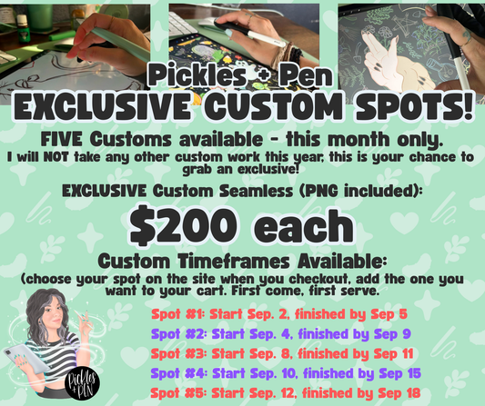2025 Custom Exclusive Spots [ONLY 5 AVAILABLE]