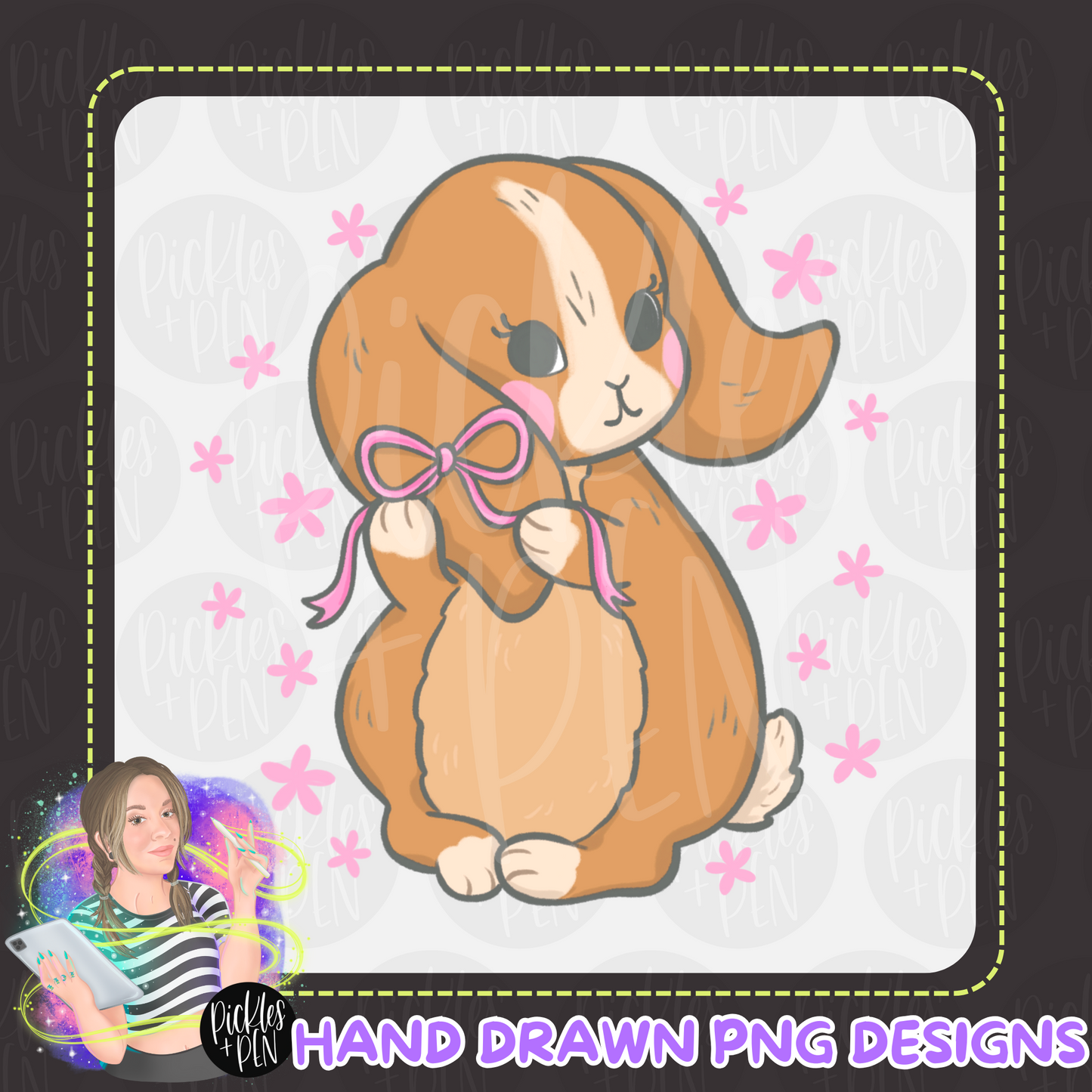 Glam Bunny PNGs [LIMITED]
