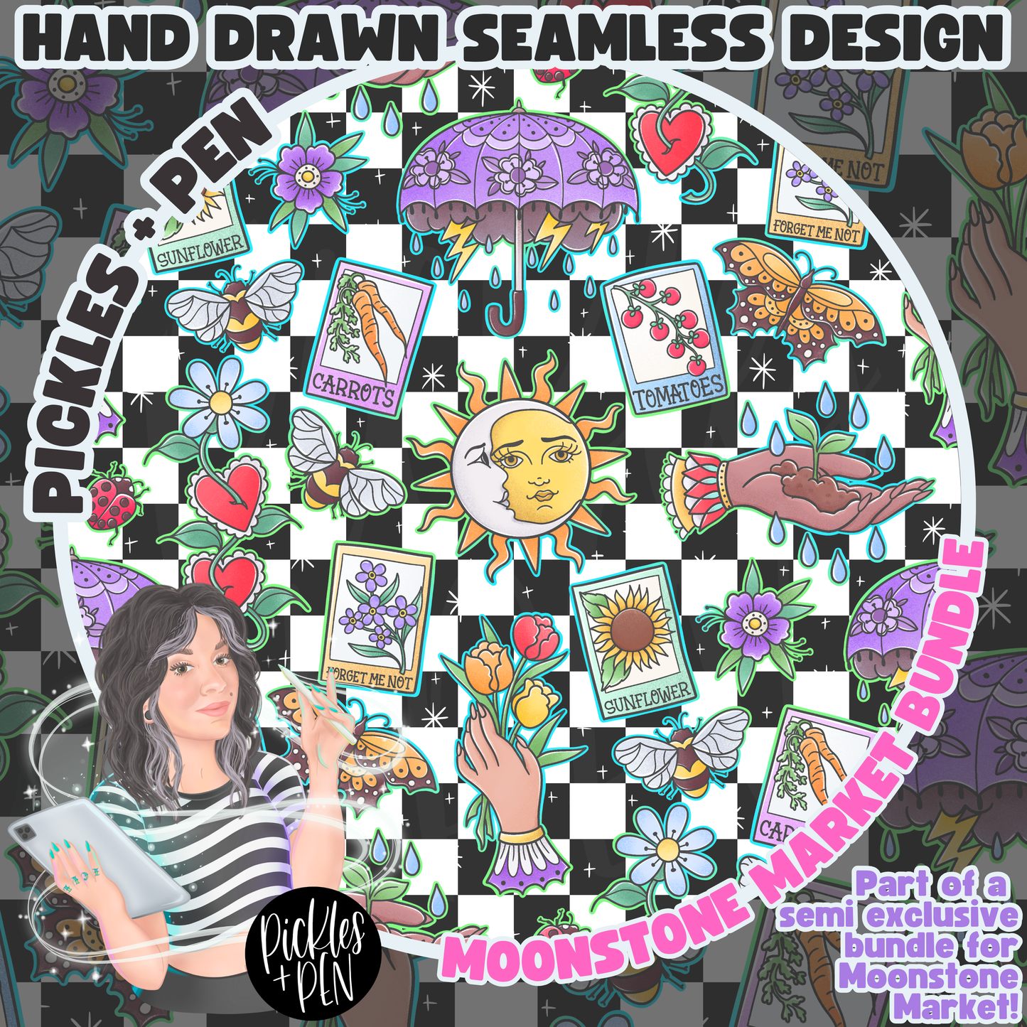 April Showers Tattoo Flash Semi Exclusive BUNDLE [ONLY 1 LEFT]
