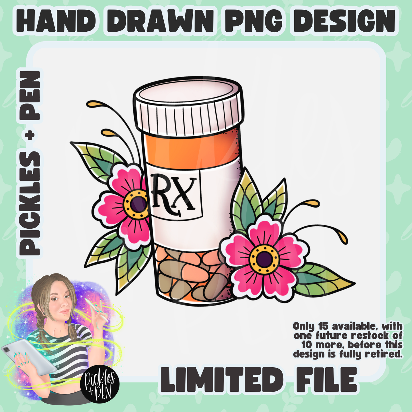 NURSING: Tattoo Flash Career Series COLORFUL PNGs [LIMITED]