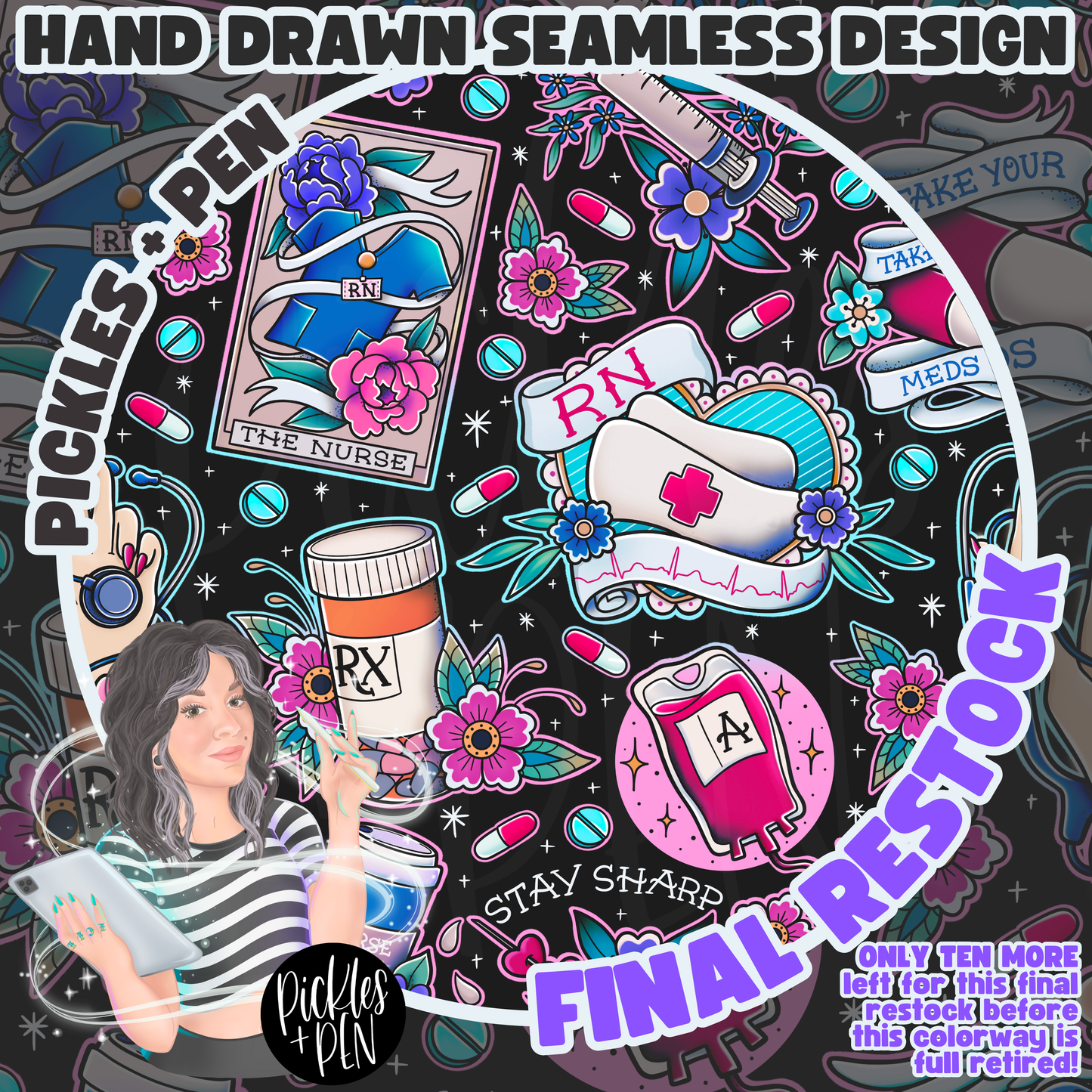 NURSE: Tattoo Flash Career Series SMLSS [LIMITED]
