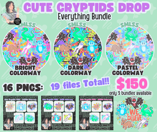 Cute Cryptids EVERYTHING BUNDLE [ONLY THREE]
