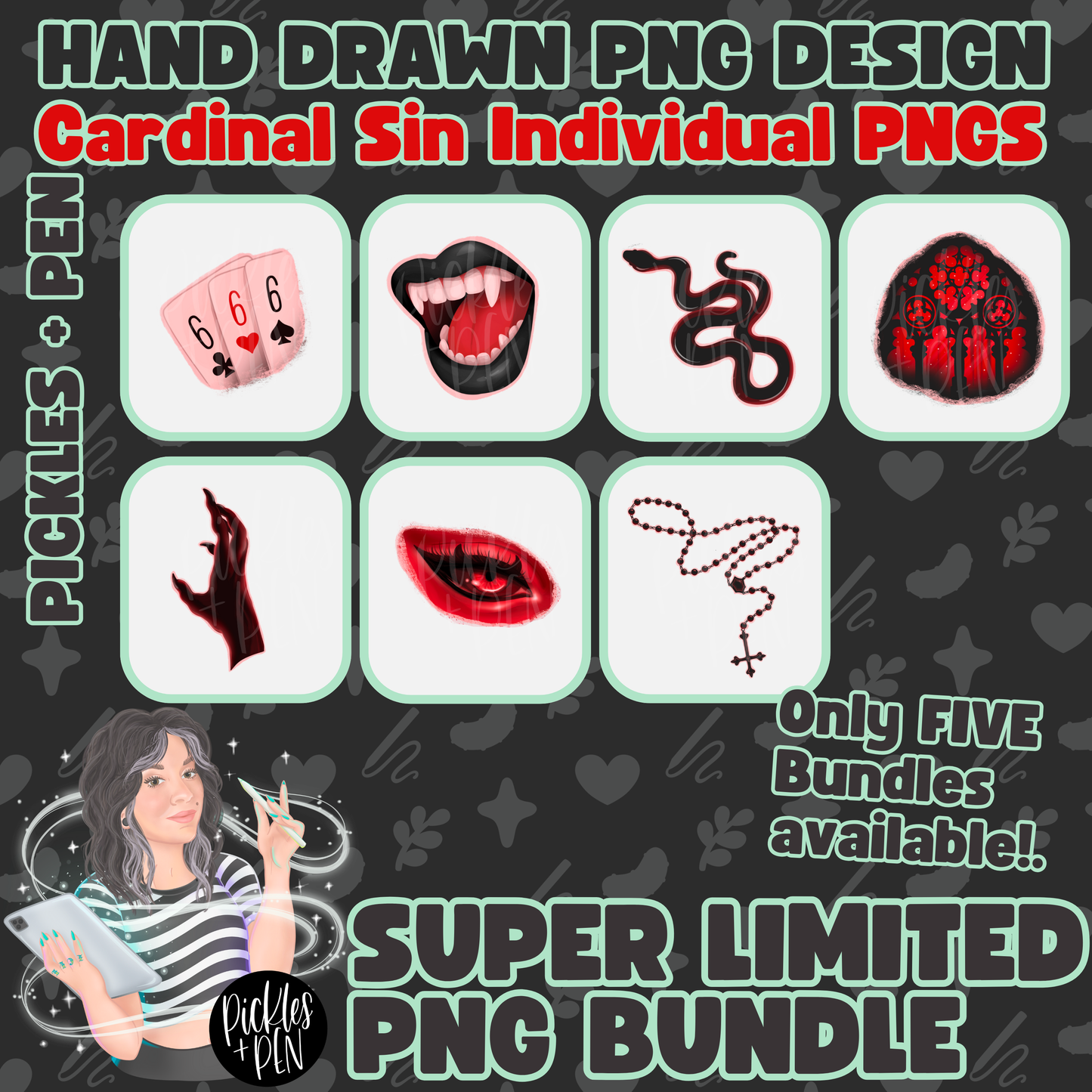 Cardinal Sin PNGs [LIMITED]