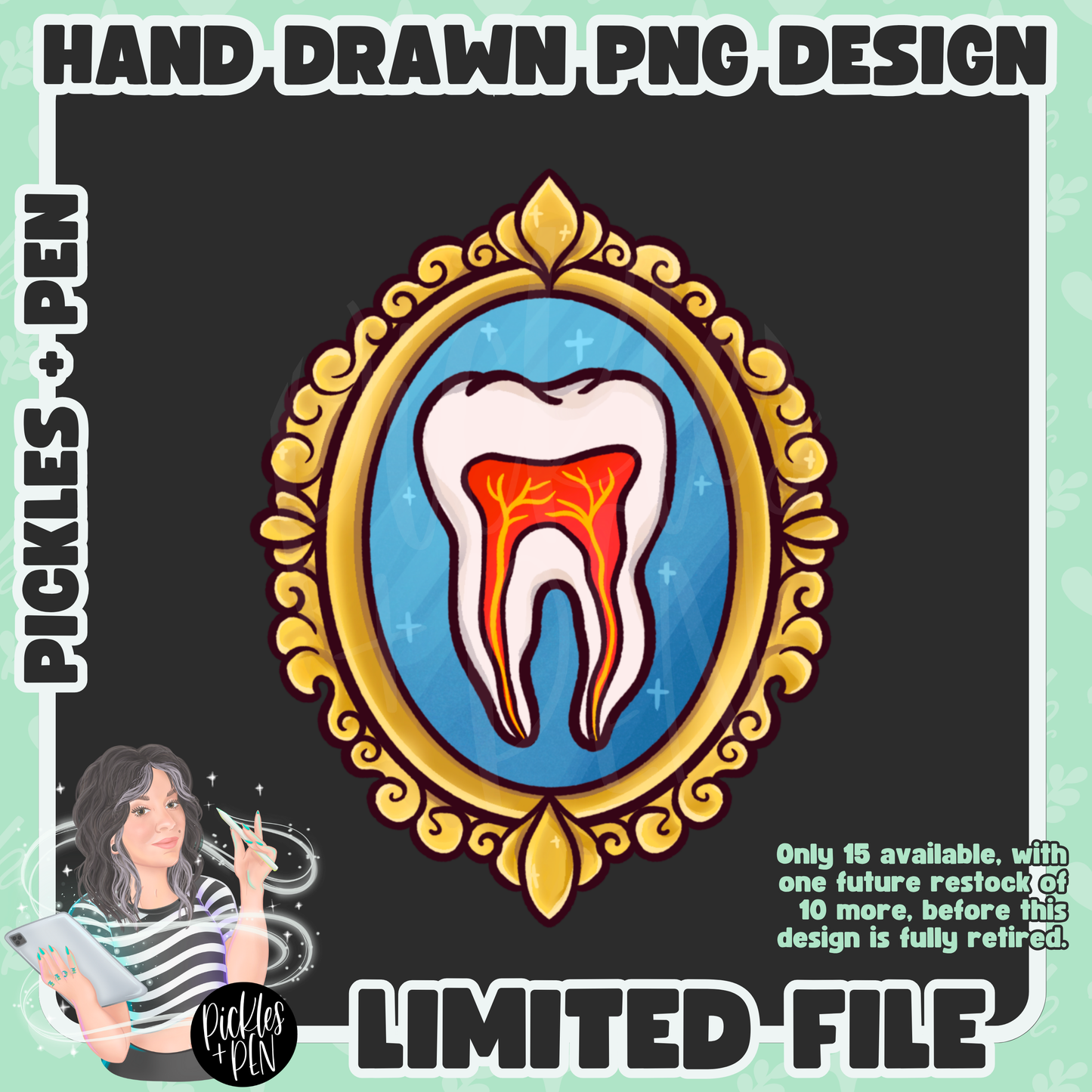 DENTAL Tattoo Flash Career Series PNGs [LIMITED]