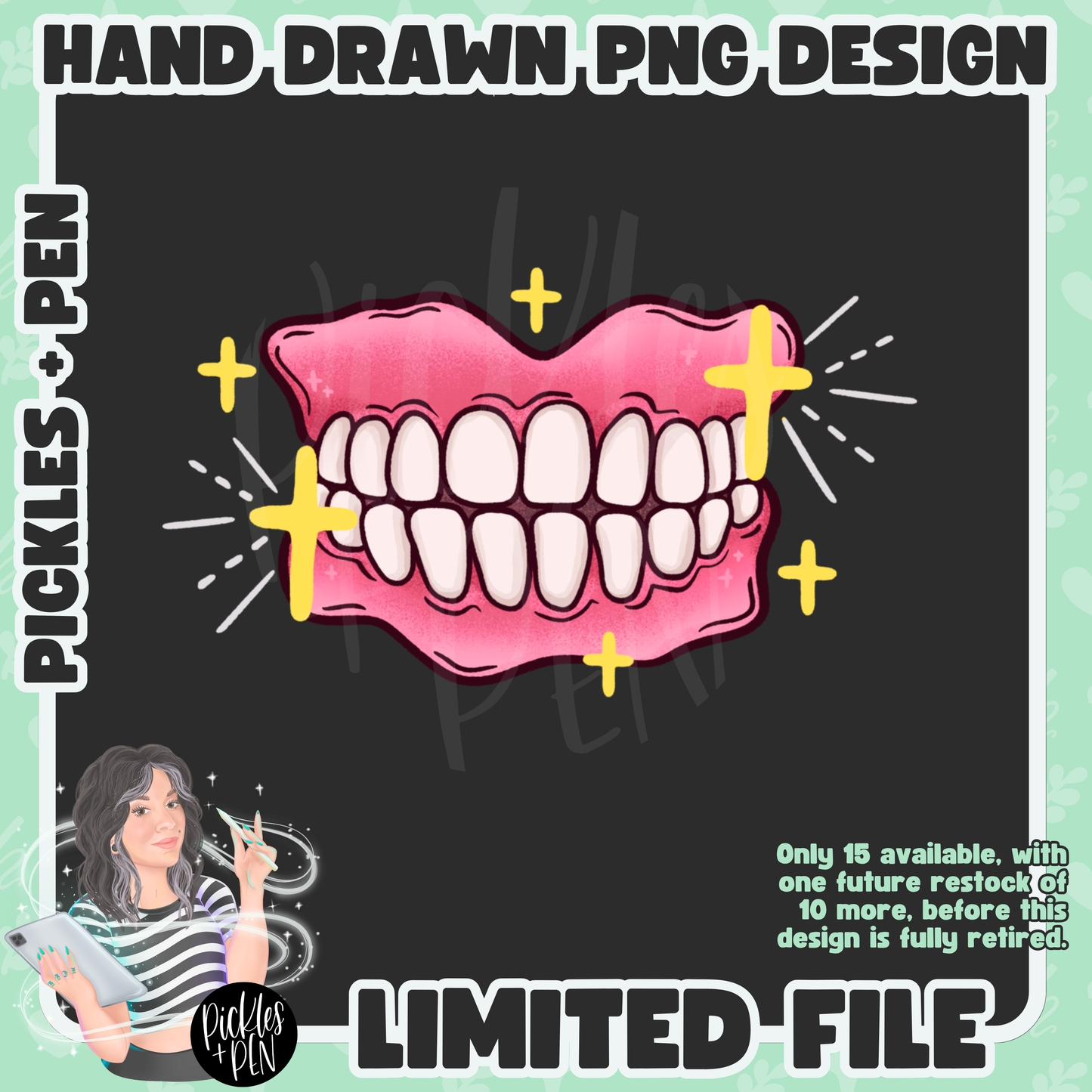 DENTAL Tattoo Flash Career Series PNGs [LIMITED]