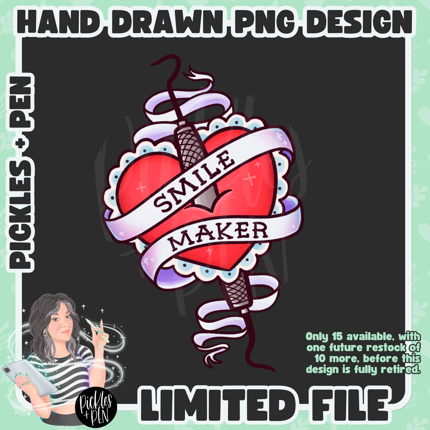DENTAL Tattoo Flash Career Series PNGs [LIMITED]
