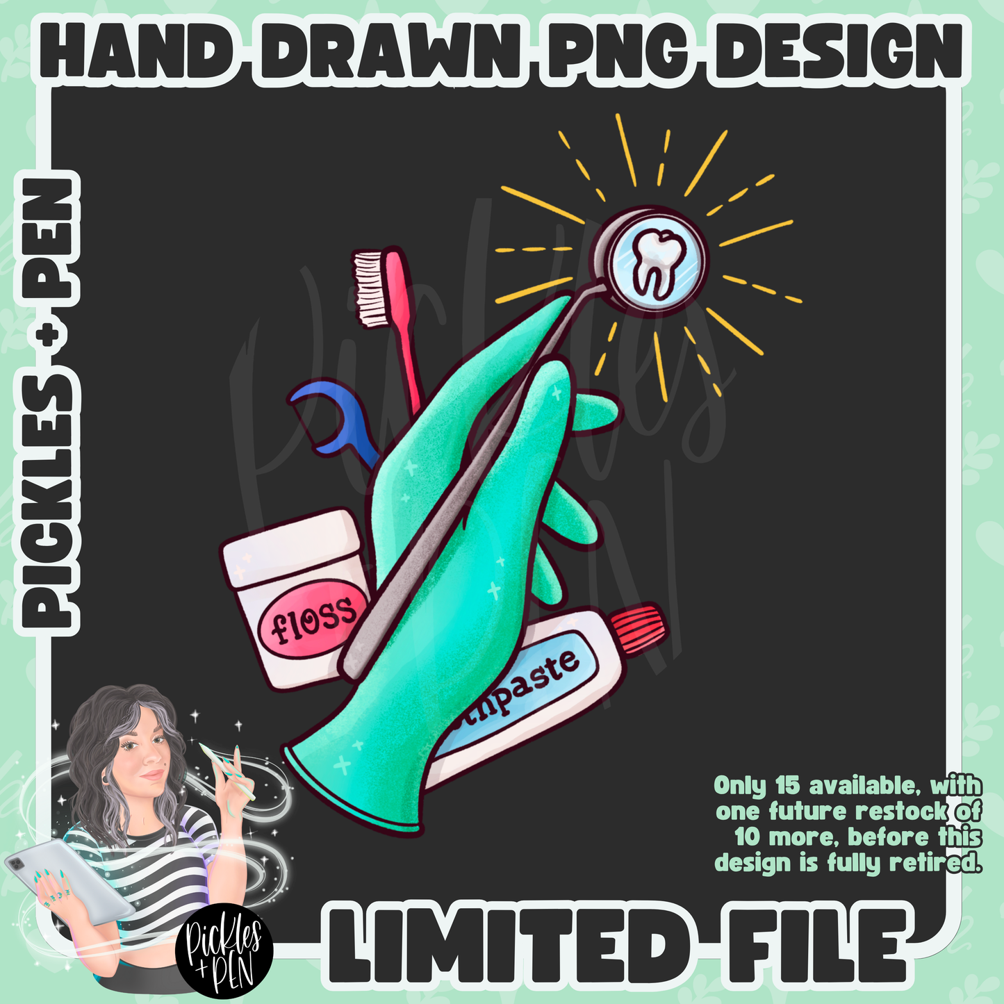 DENTAL Tattoo Flash Career Series PNGs [LIMITED]