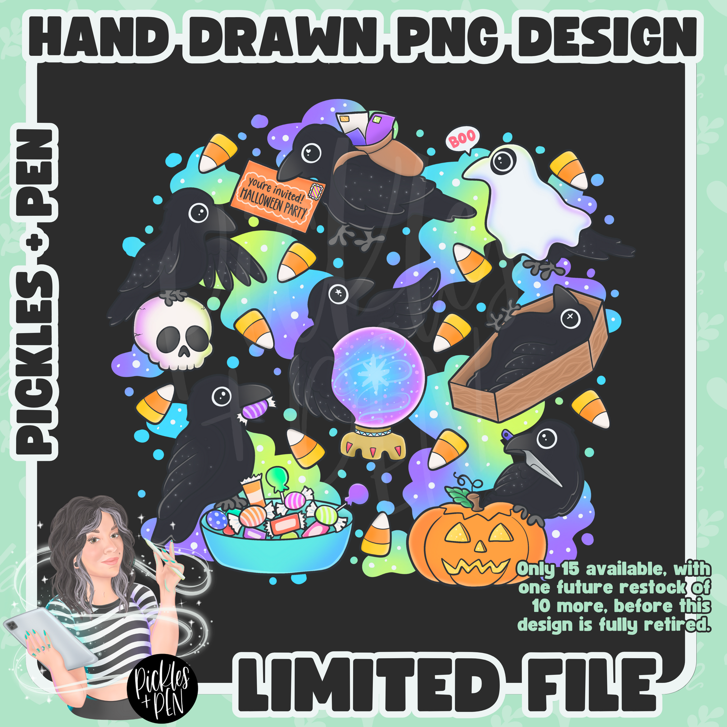 JUST FOR REPS Halloween Crows EVERYTHING BUNDLE [ONLY THREE]
