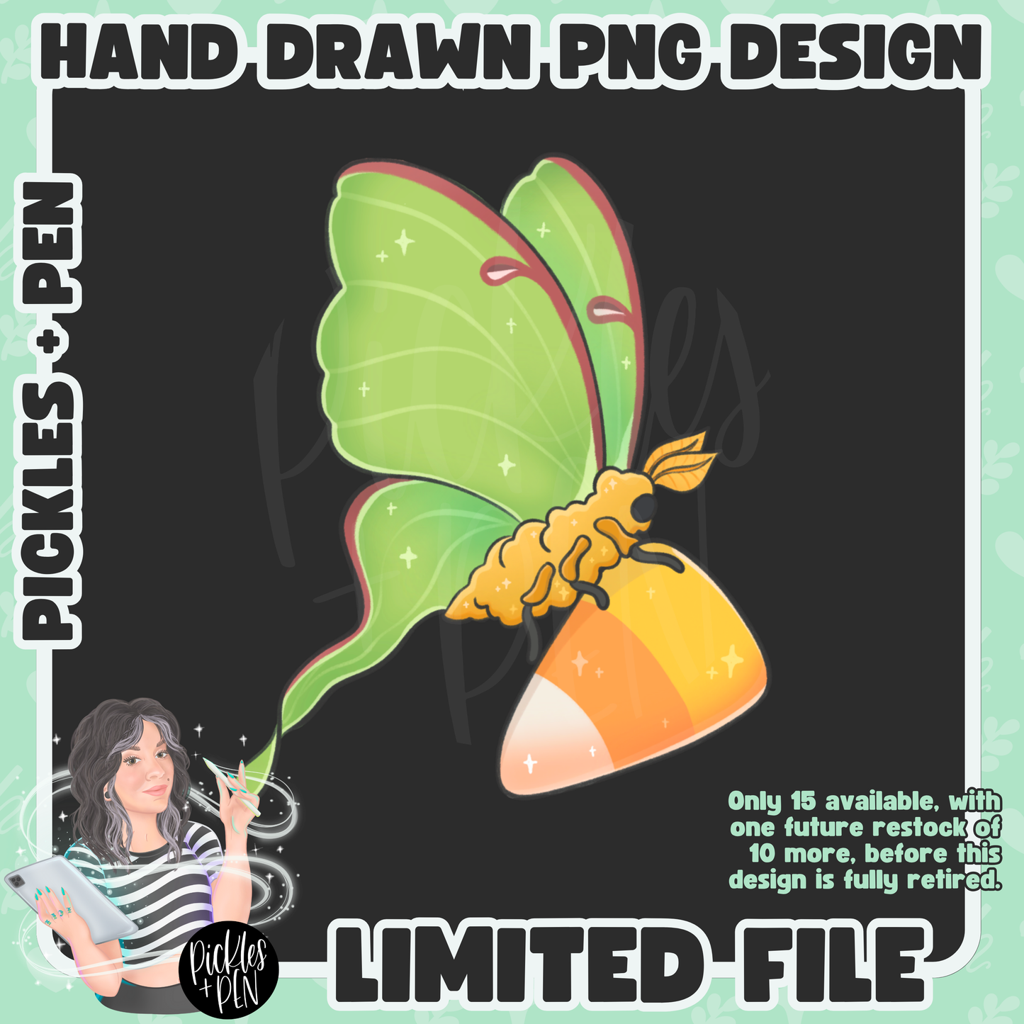 Halloween Moths PNGs [LIMITED]