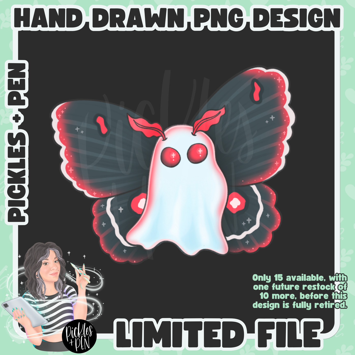 Halloween Moths PNGs [LIMITED]