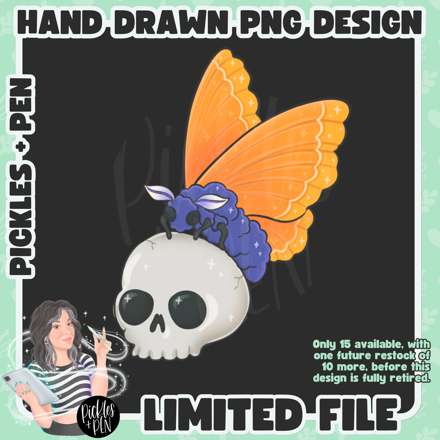 Halloween Moths PNGs [LIMITED]