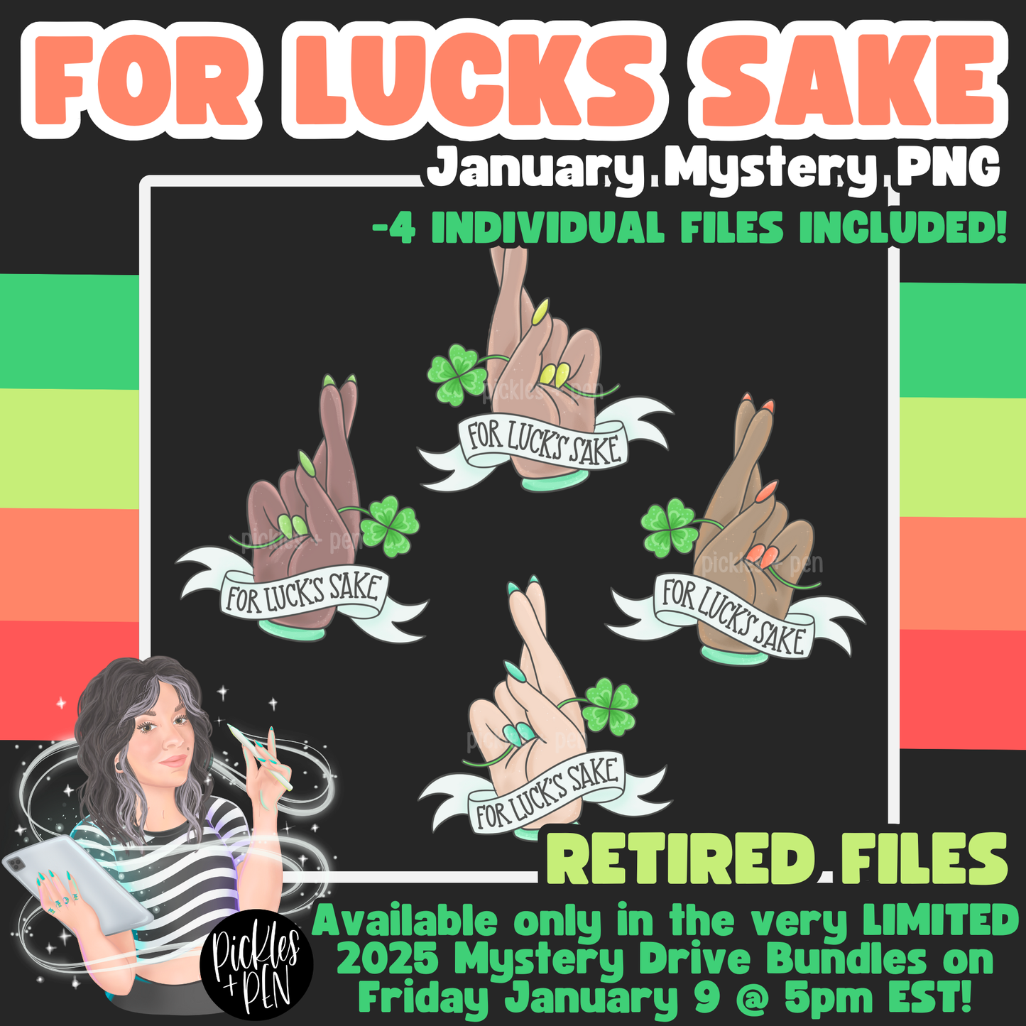 2025 Mystery Subscription File Drives (ALL SMLSS & PNG) - [ONLY 4 AVAILABLE]