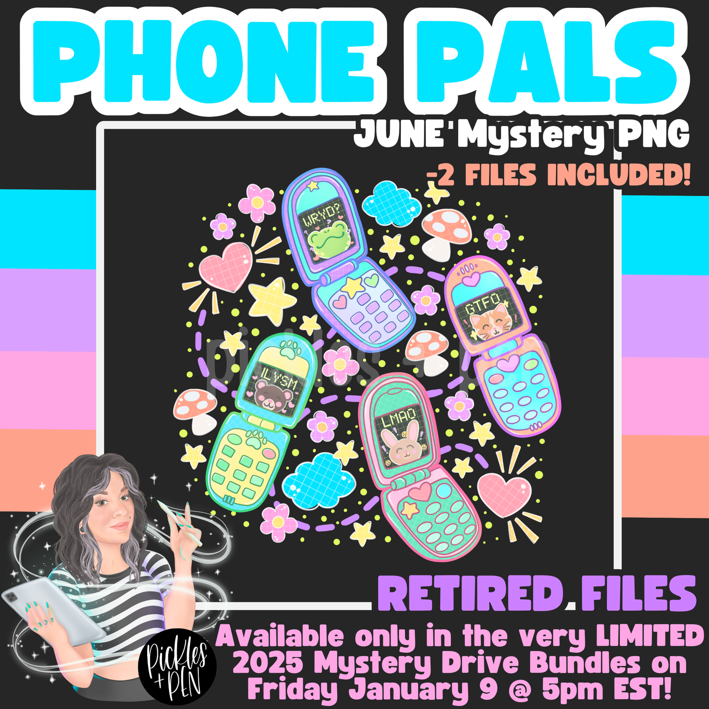 2025 Mystery Subscription File Drives (ALL SMLSS & PNG) - [ONLY 4 AVAILABLE]