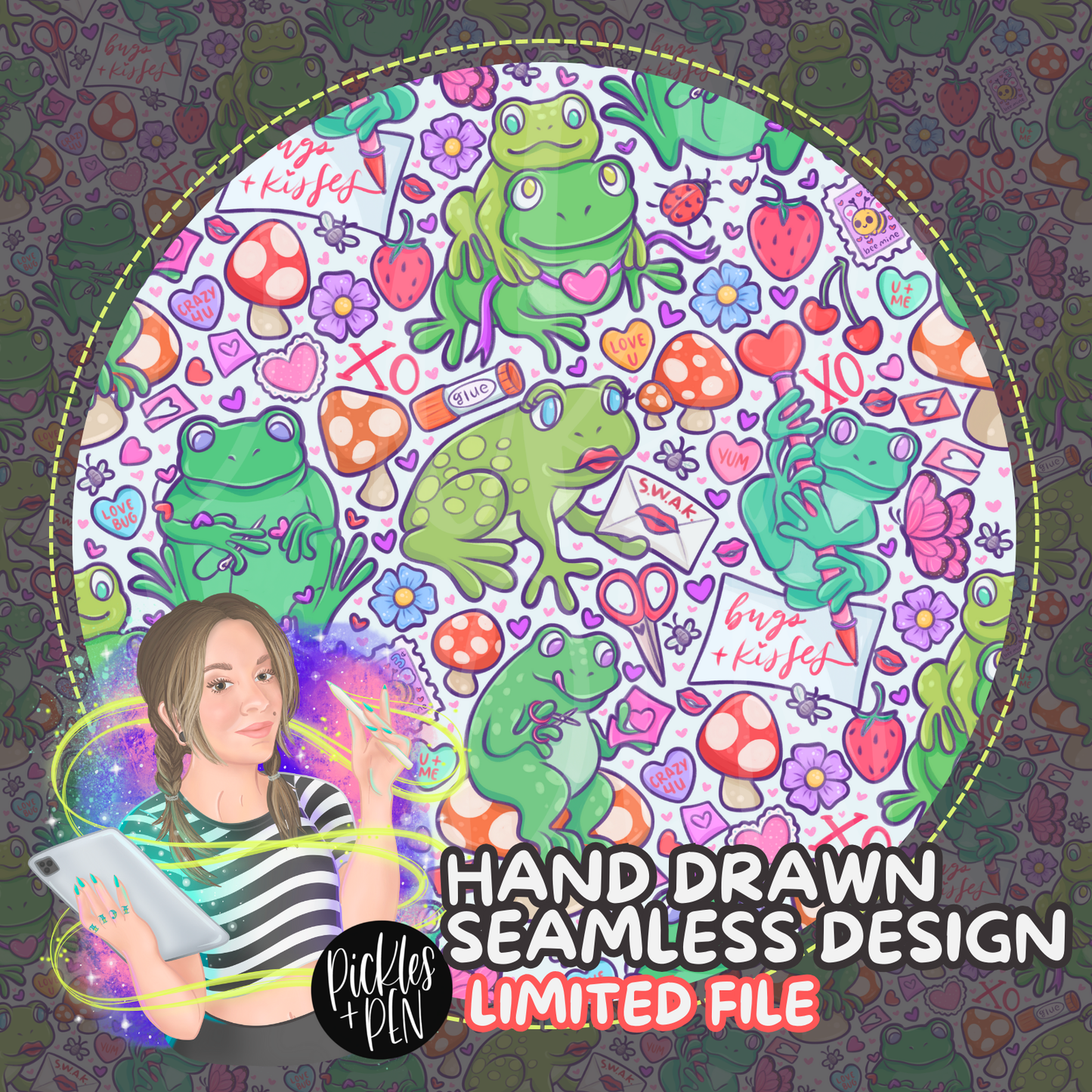 Cottagecore Valentine's Frogs SMLSS [LIMITED]