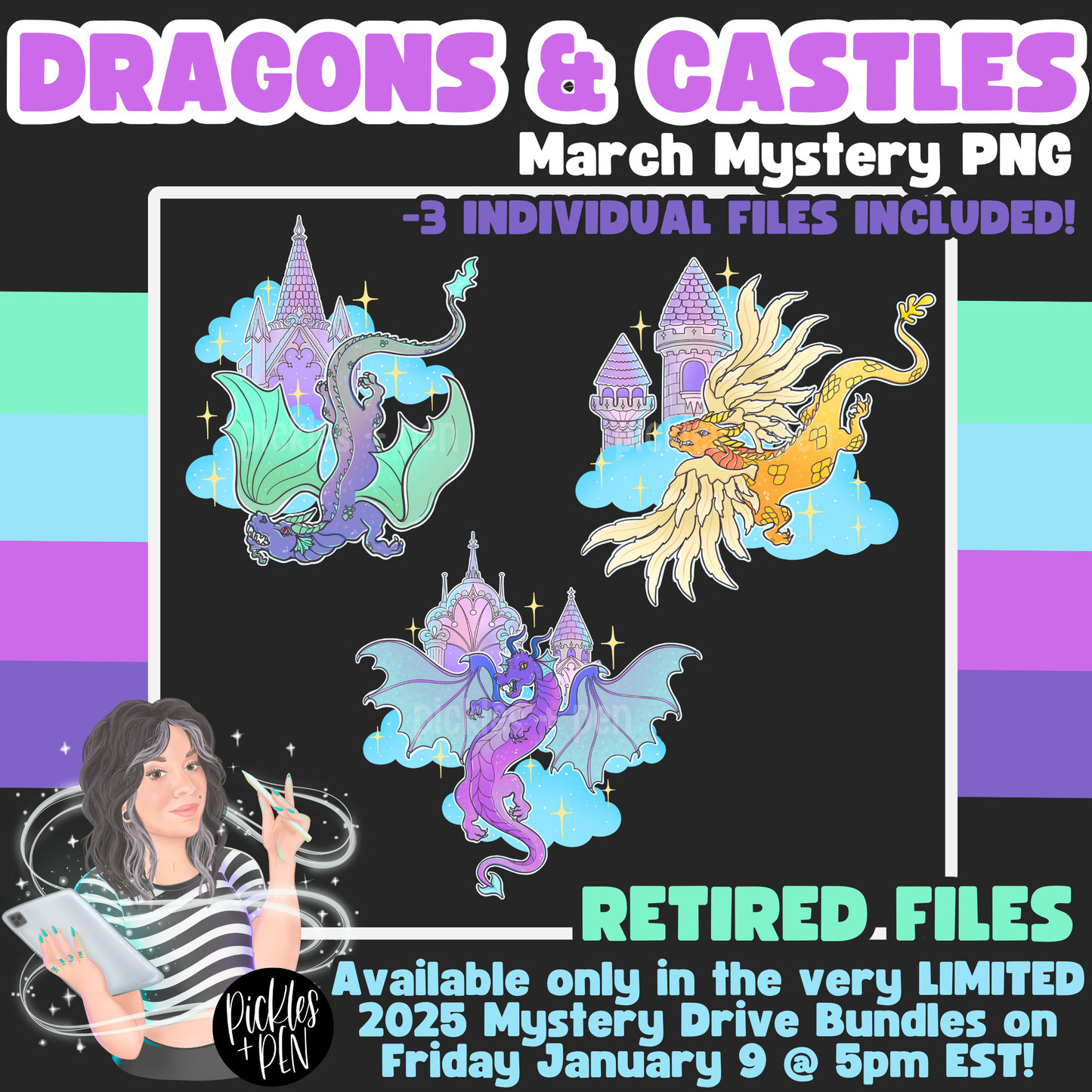 2025 Mystery Subscription File Drives (ALL SMLSS & PNG) - [ONLY 4 AVAILABLE]