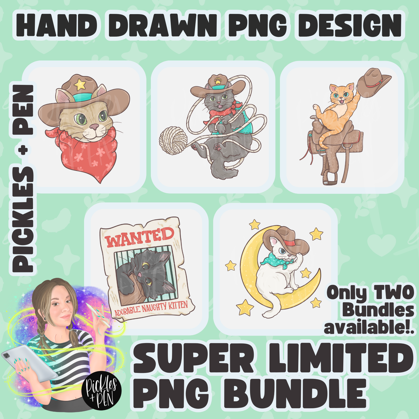 Western Kitties PNGs [LIMITED]