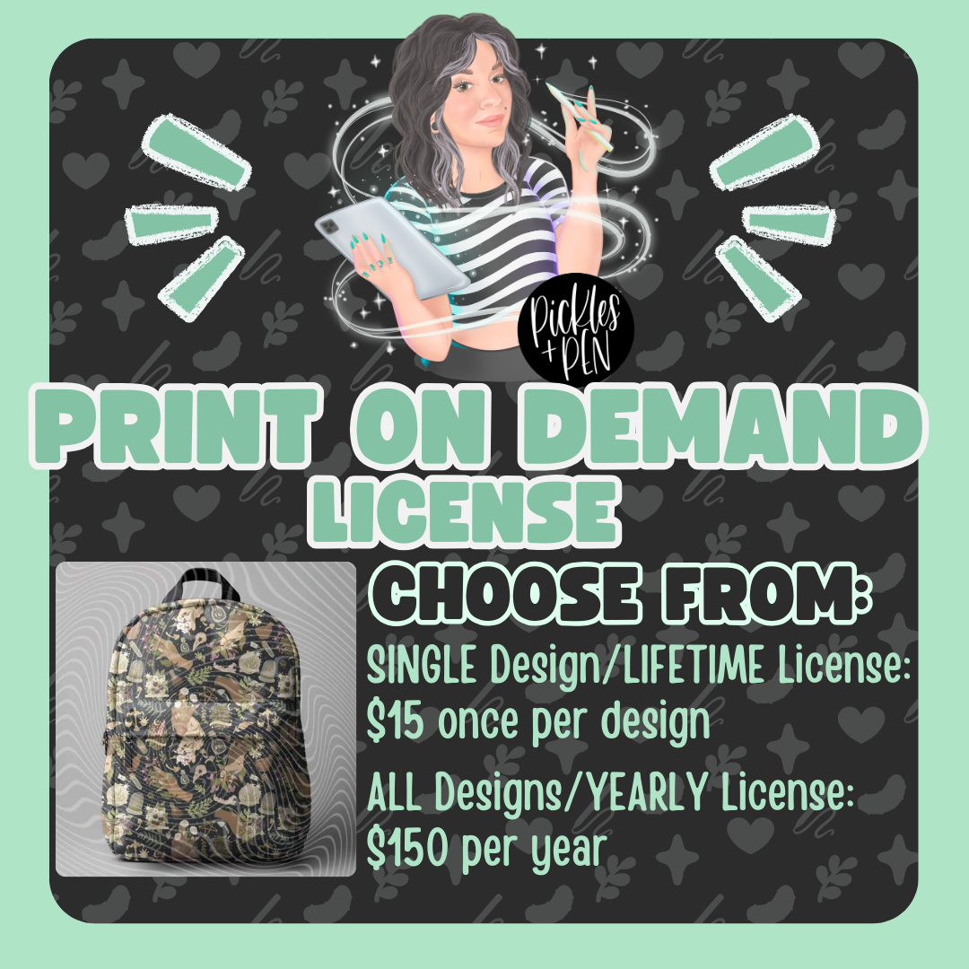 Print On Demand Product - Design License