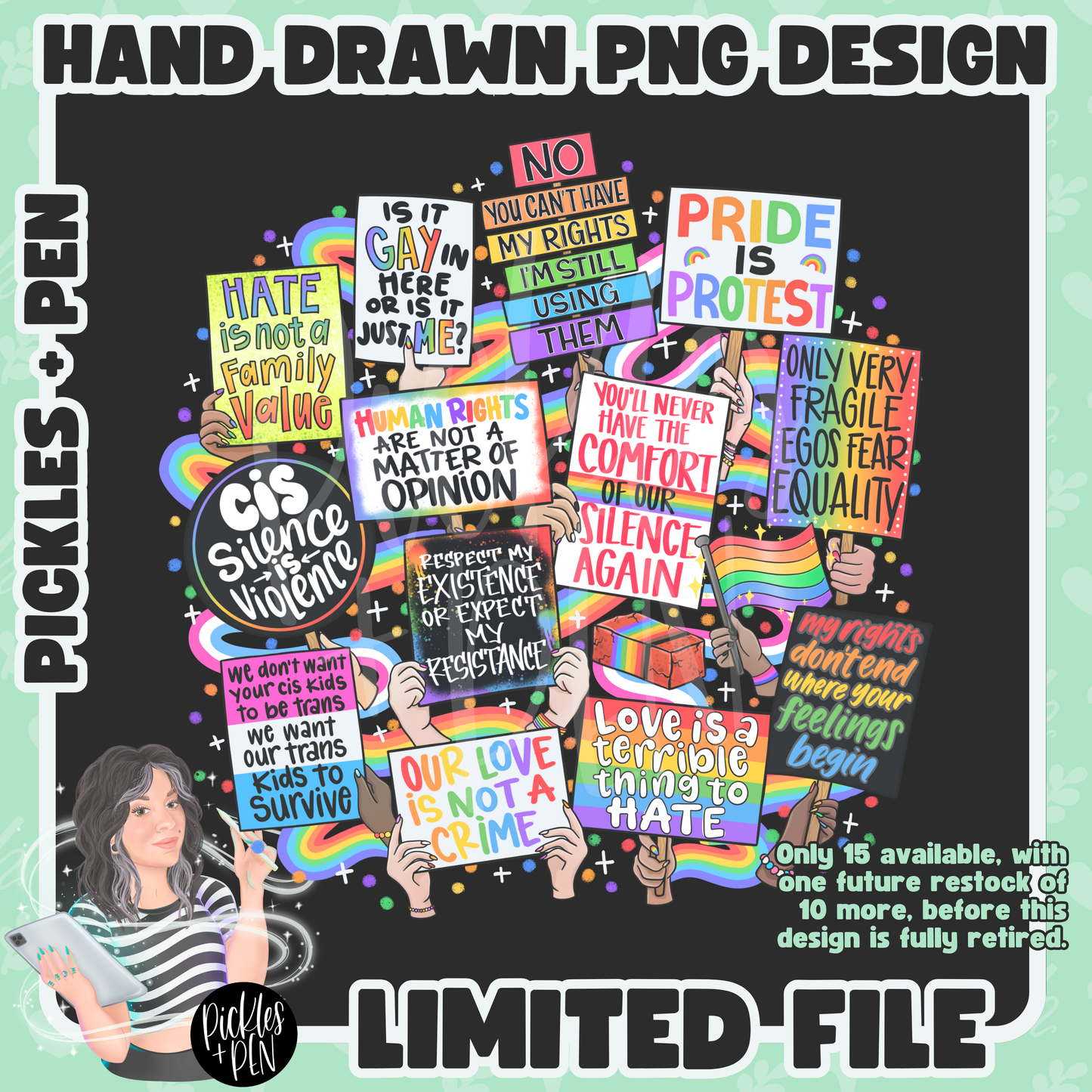 Pride Protest PNGs [LIMITED]