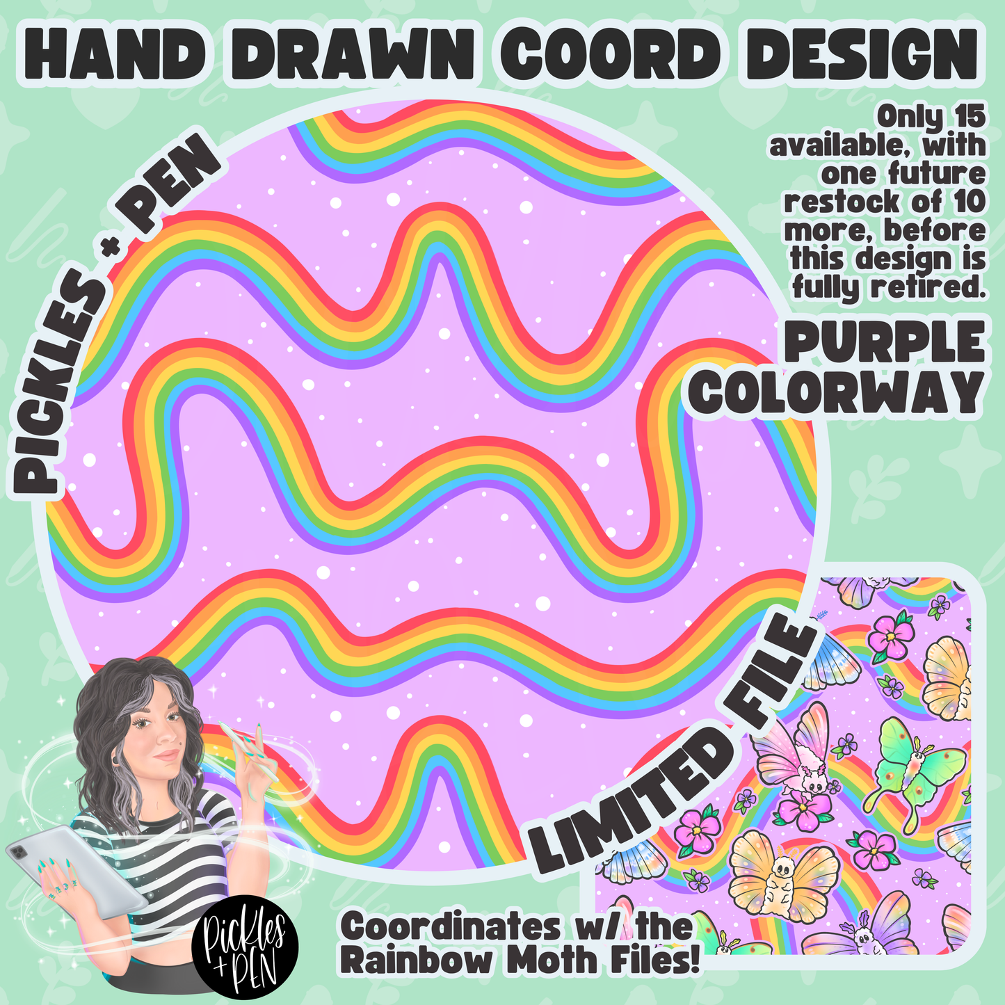 Rainbow Moths SMLSS & Coords [LIMITED]