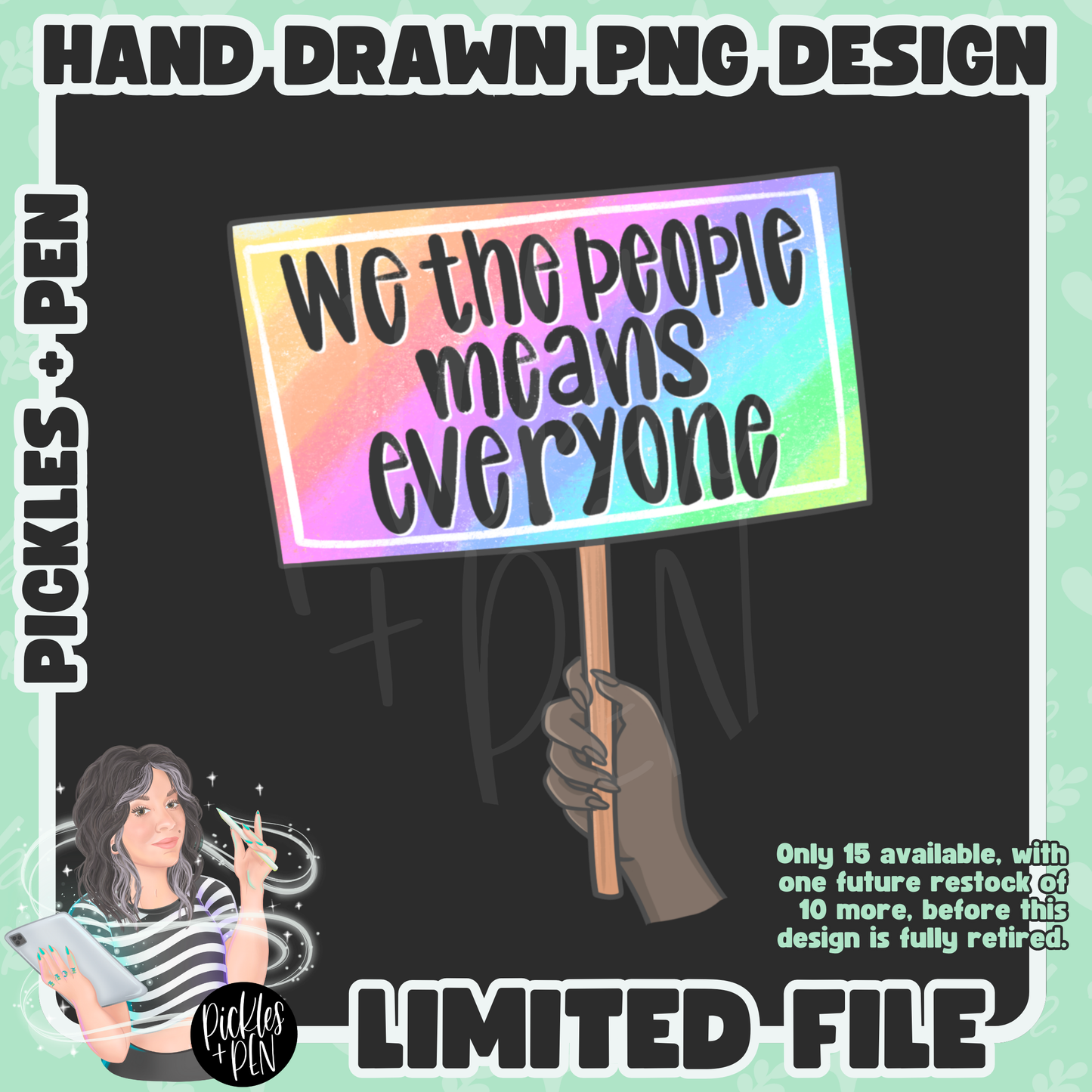 REPS ONLY Protest Power PNGs [LIMITED]