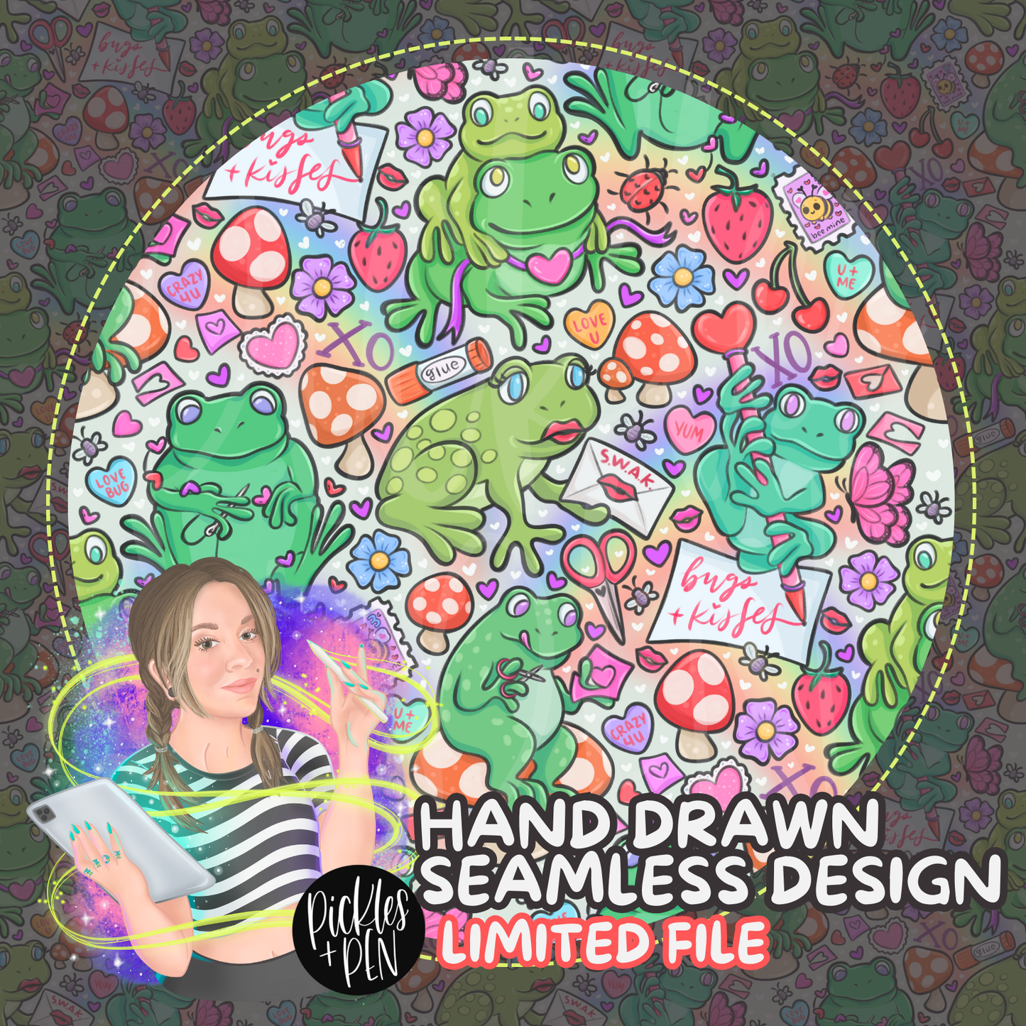 Cottagecore Valentine's Frogs SMLSS [LIMITED]