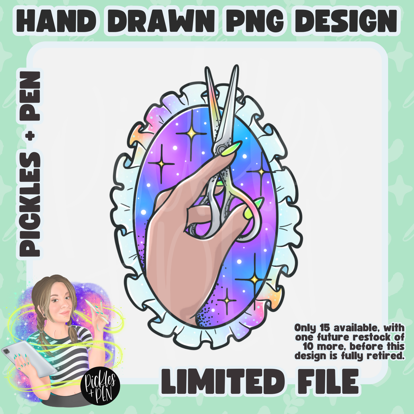HAIRSTYLIST: Tattoo Flash Career Series RAINBOW PNGs [LIMITED]