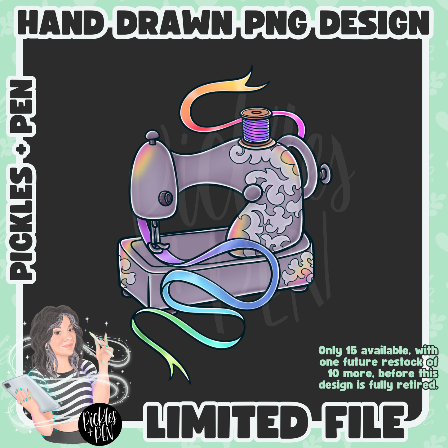 SEAMSTRESS Tattoo Flash Career Series PNGs [LIMITED]