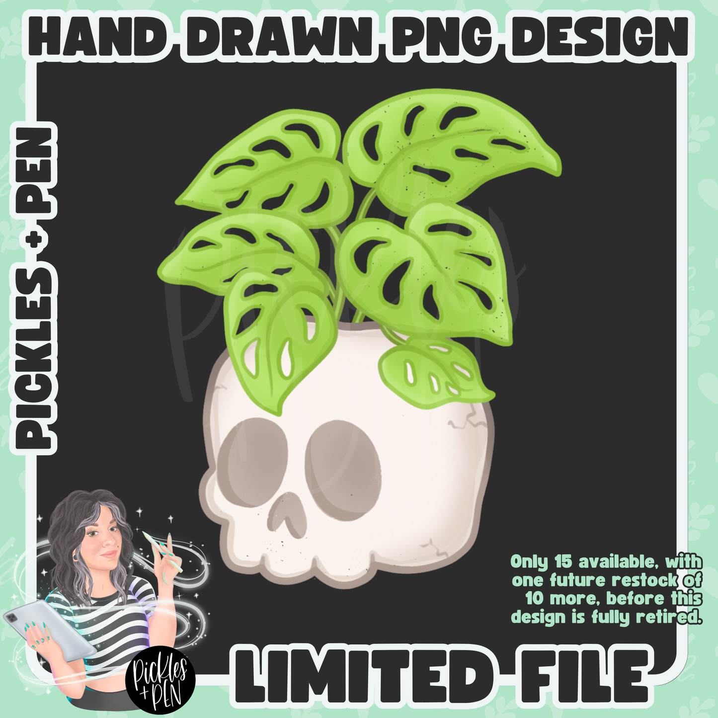 JUST FOR REPS Skull Planters PNGs [LIMITED]