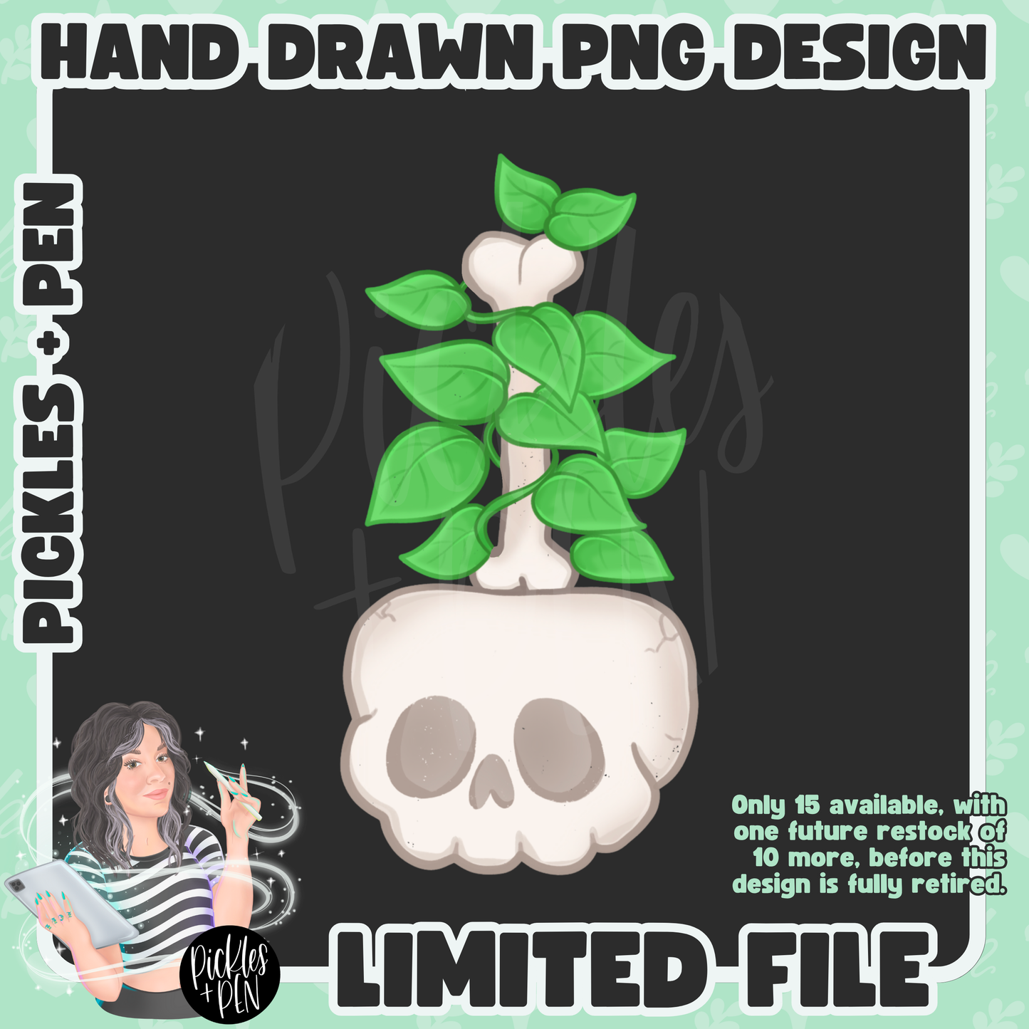 JUST FOR REPS Skull Planters PNGs [LIMITED]
