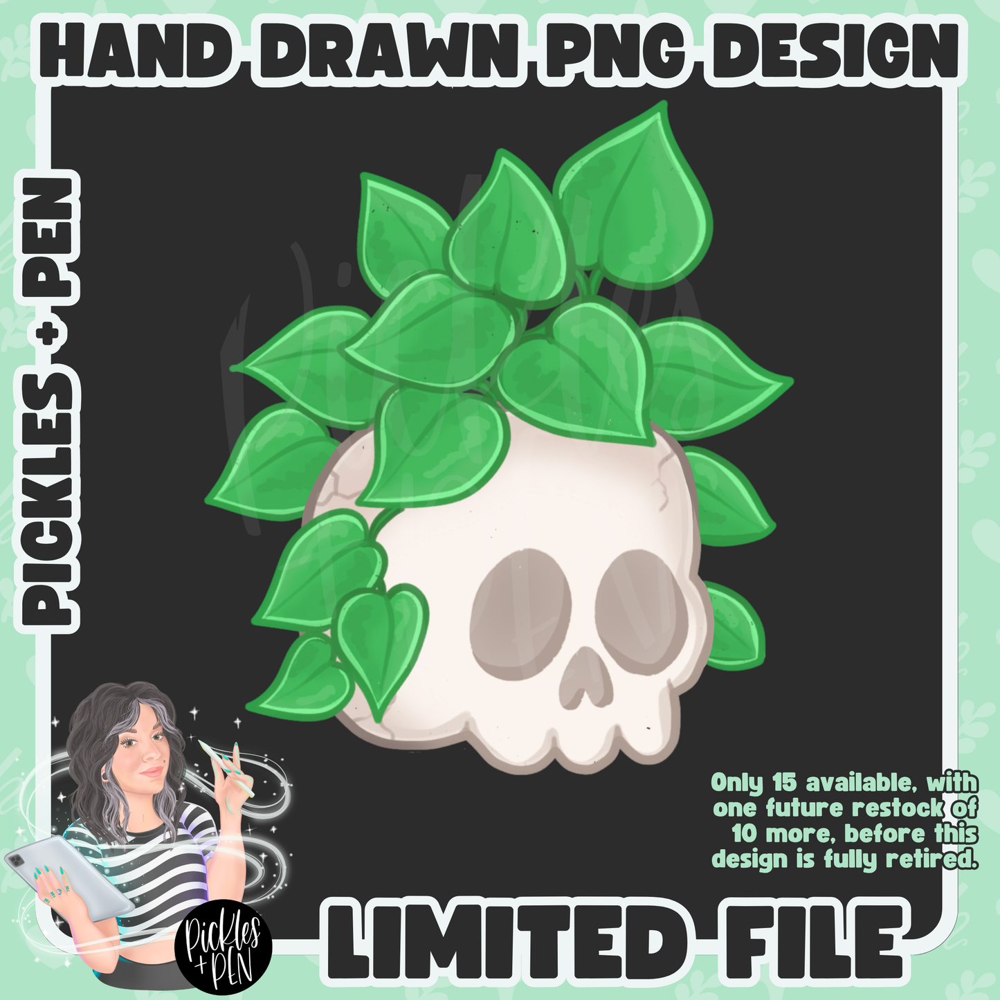 JUST FOR REPS Skull Planters PNGs [LIMITED]