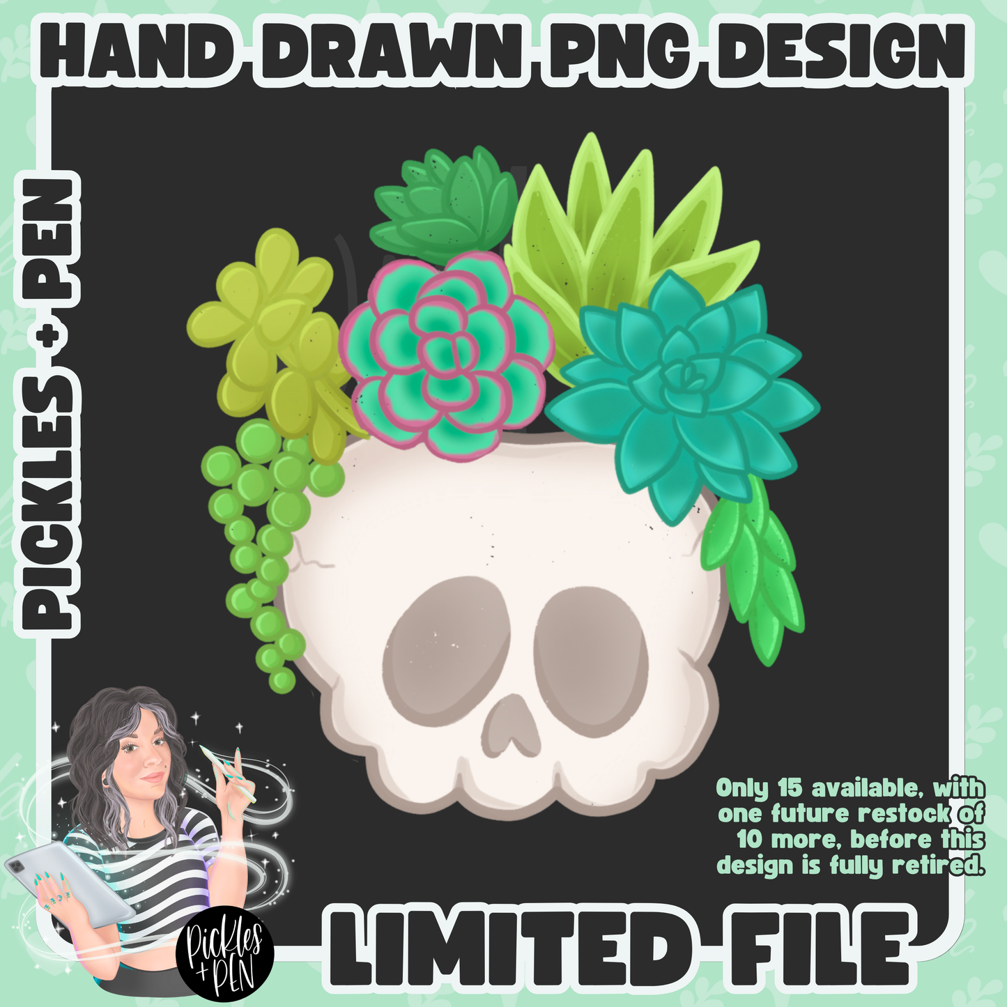 JUST FOR REPS Skull Planters PNGs [LIMITED]
