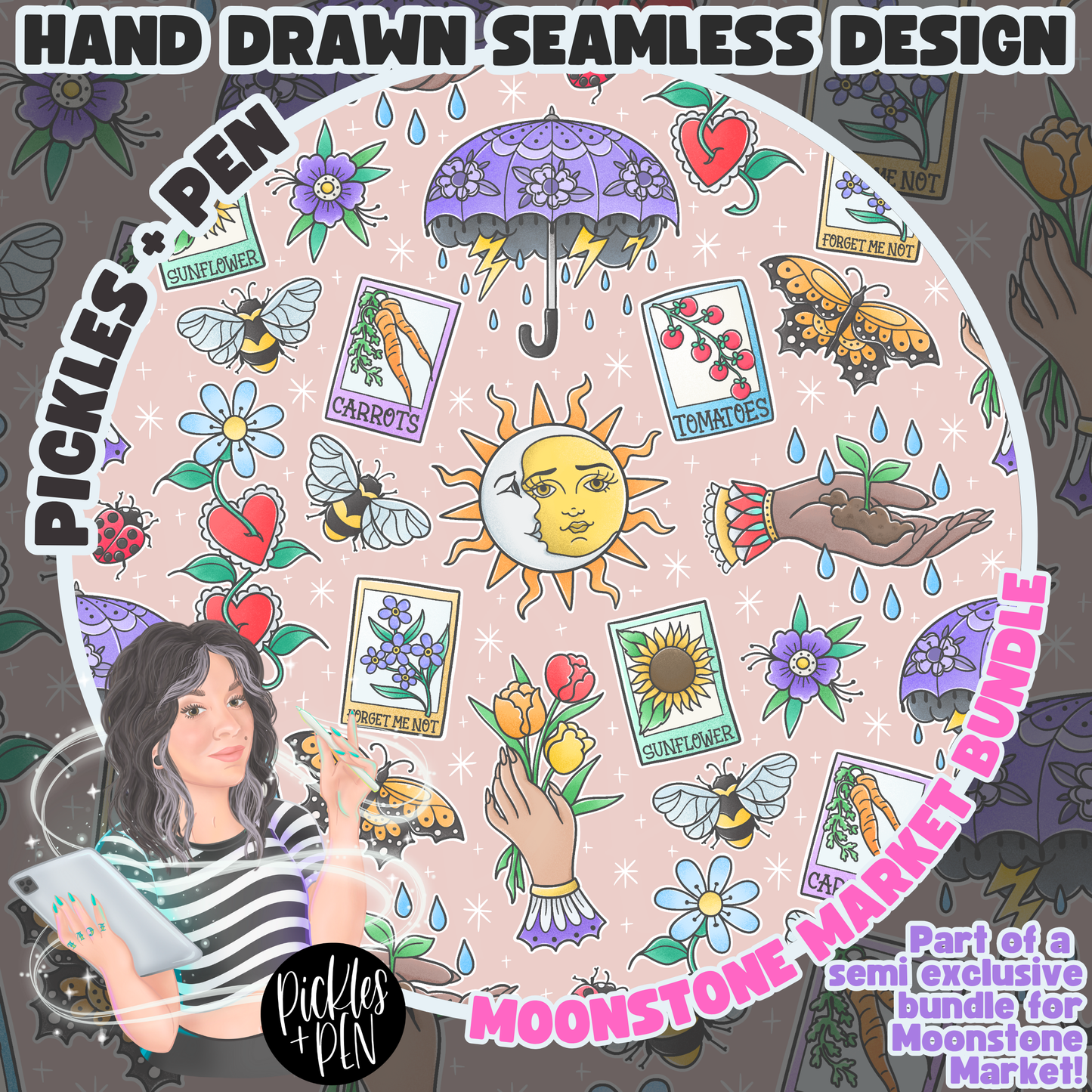April Showers Tattoo Flash Semi Exclusive BUNDLE [ONLY 1 LEFT]