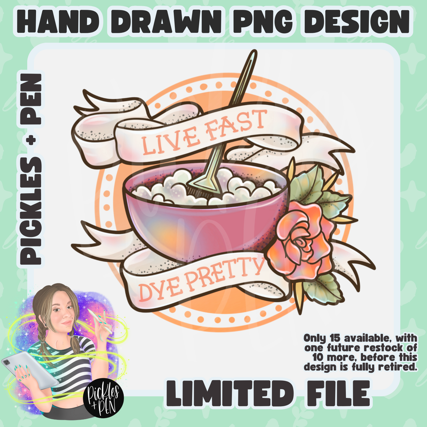 HAIRSTYLIST: Tattoo Flash Career Series VINTAGE PNGs [LIMITED]