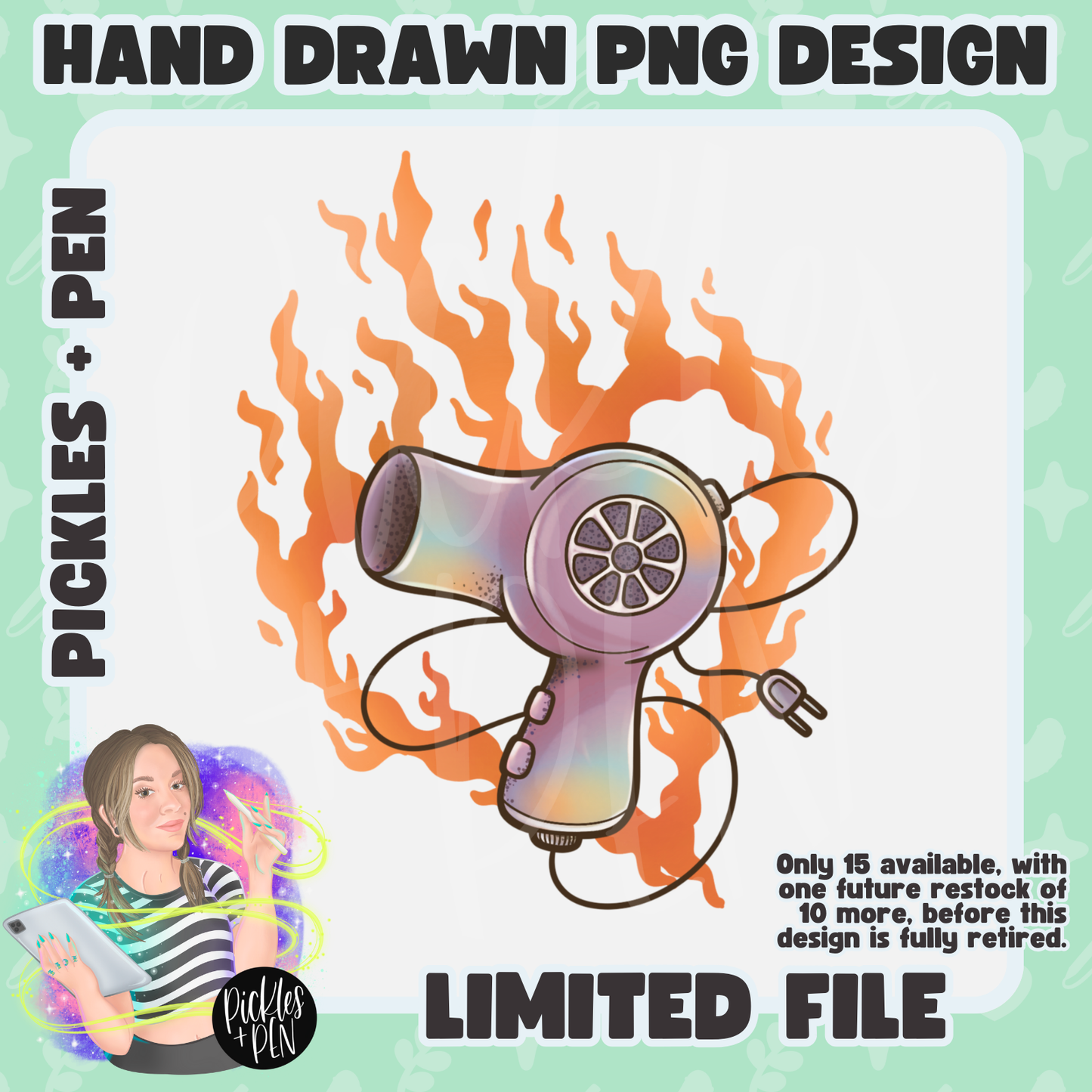 HAIRSTYLIST: Tattoo Flash Career Series VINTAGE PNGs [LIMITED]