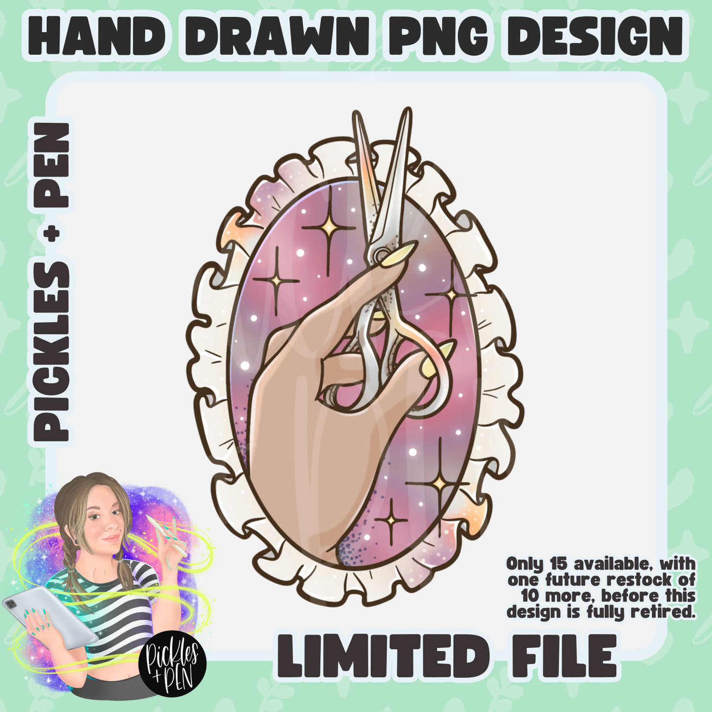 HAIRSTYLIST: Tattoo Flash Career Series VINTAGE PNGs [LIMITED]