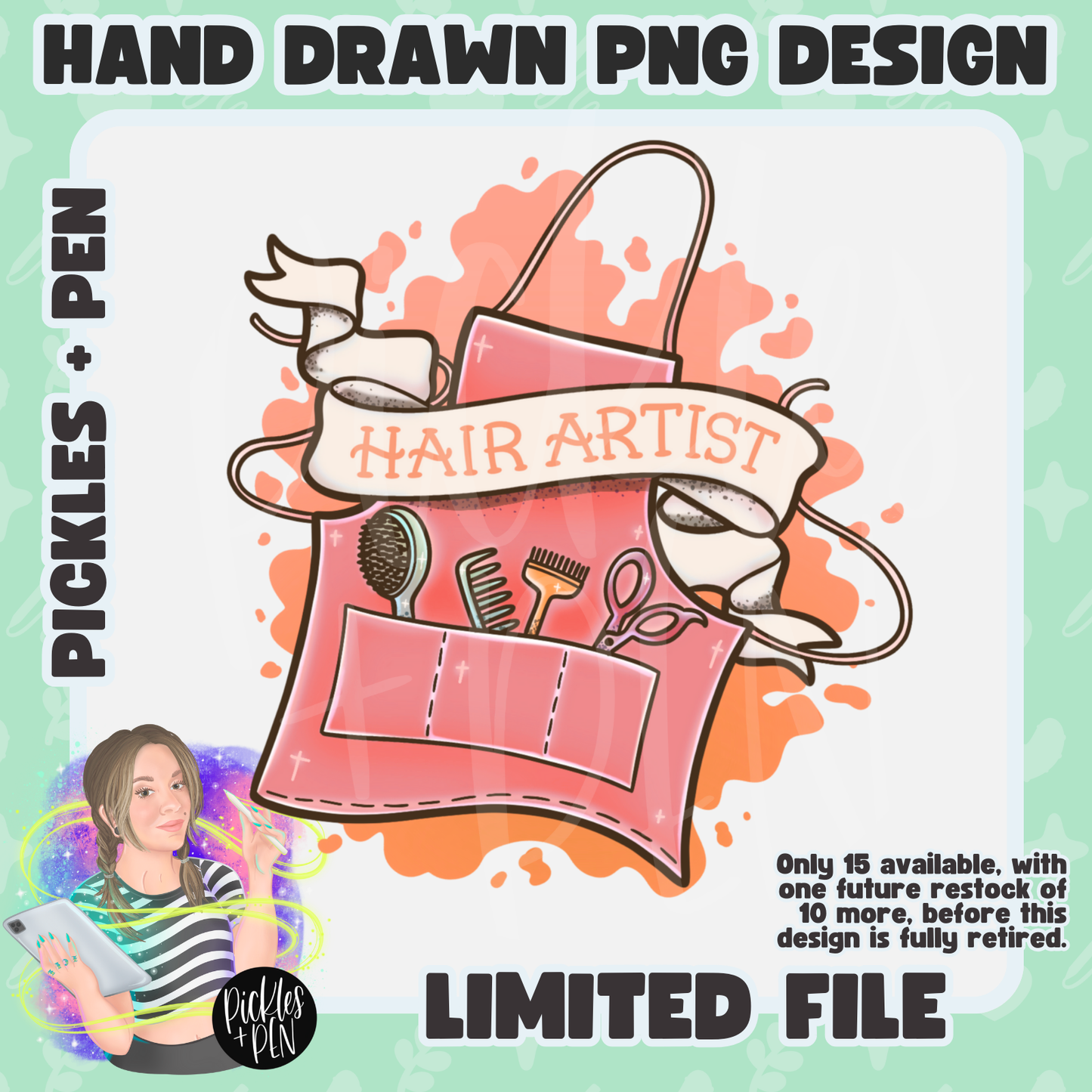 HAIRSTYLIST: Tattoo Flash Career Series VINTAGE PNGs [LIMITED]