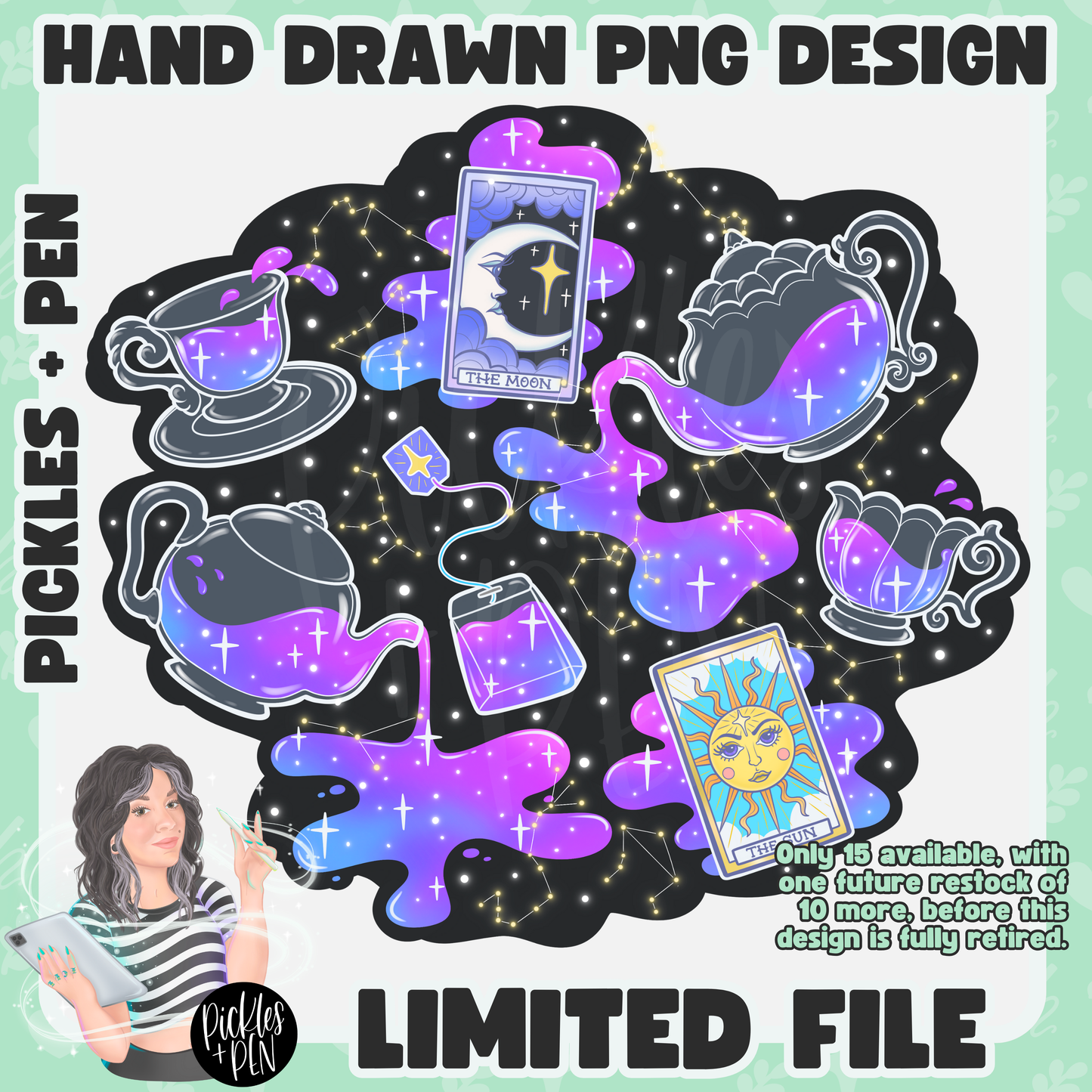 Zodiac Tea PNGs [LIMITED]